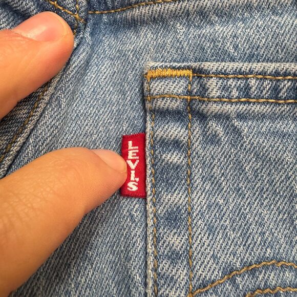 Levi's Premium Wedgie Straight Leg Button Fly Denim Jeans Womens 26 High Rise - Picture 8 of 16